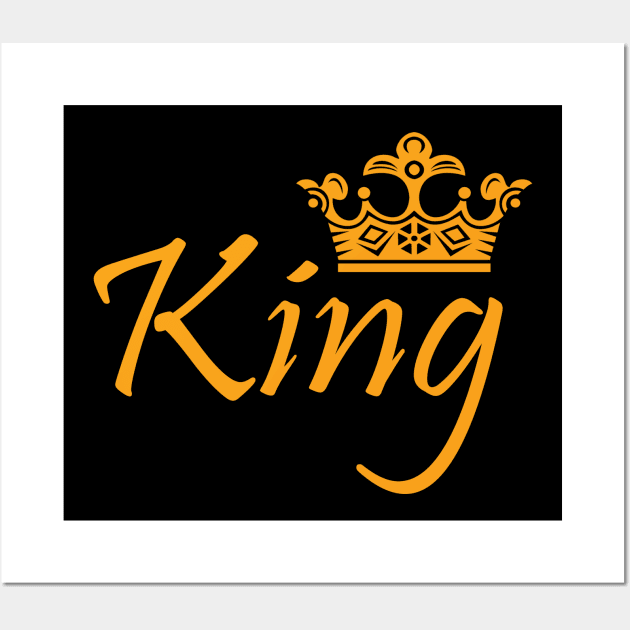 king crown Wall Art by Tshirt114